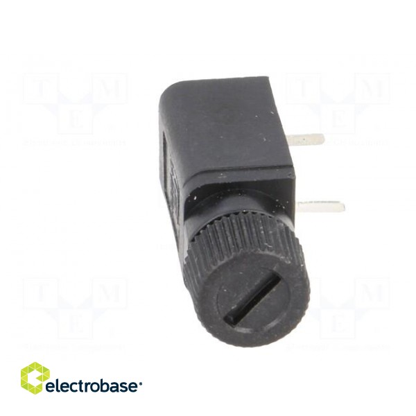 Fuse holder | cylindrical fuses | THT | 5x20mm | -40÷85°C | 6.3A | black image 9