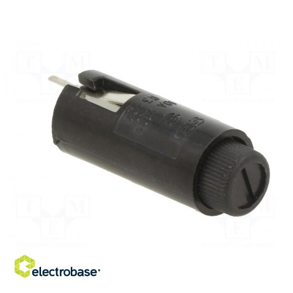 Fuse holder | cylindrical fuses | THT | 5x20mm | 10A | UL94V-0 | 250V фото 8