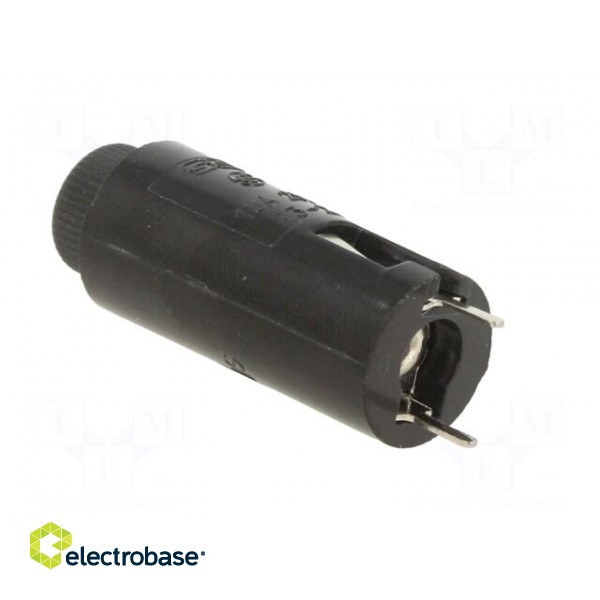 Fuse holder | cylindrical fuses | THT | 5x20mm | 10A | UL94V-0 | 250V paveikslėlis 4