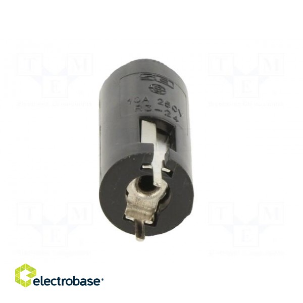 Fuse holder | cylindrical fuses | THT | 5x20mm | 10A | UL94V-0 | 250V фото 5