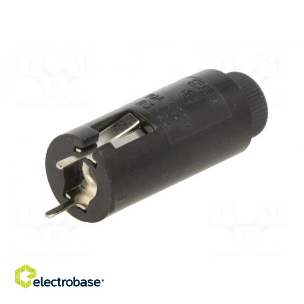 Fuse holder | cylindrical fuses | THT | 5x20mm | 10A | UL94V-0 | 250V paveikslėlis 6