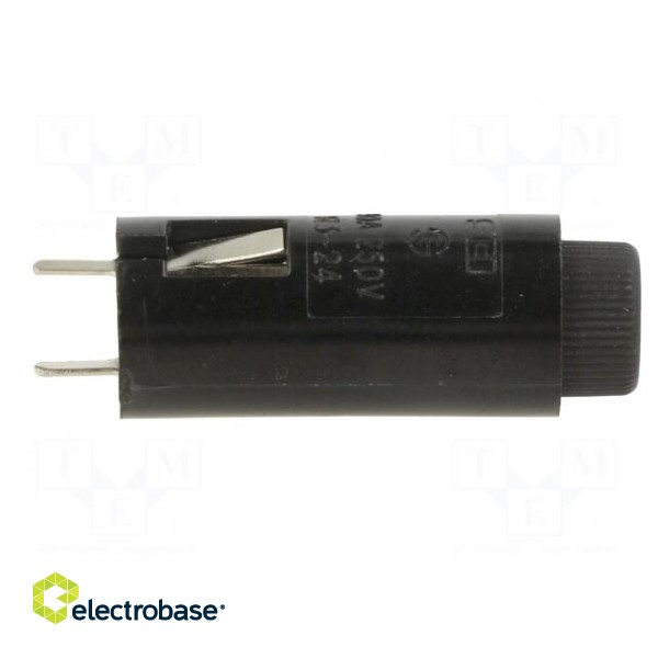 Fuse holder | cylindrical fuses | THT | 5x20mm | 10A | UL94V-0 | 250V paveikslėlis 7