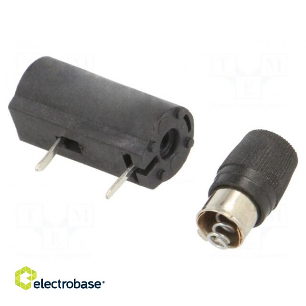 Fuse holder | cylindrical fuses | THT | 5x20mm | 6.3A | Pitch: 12.5mm image 2