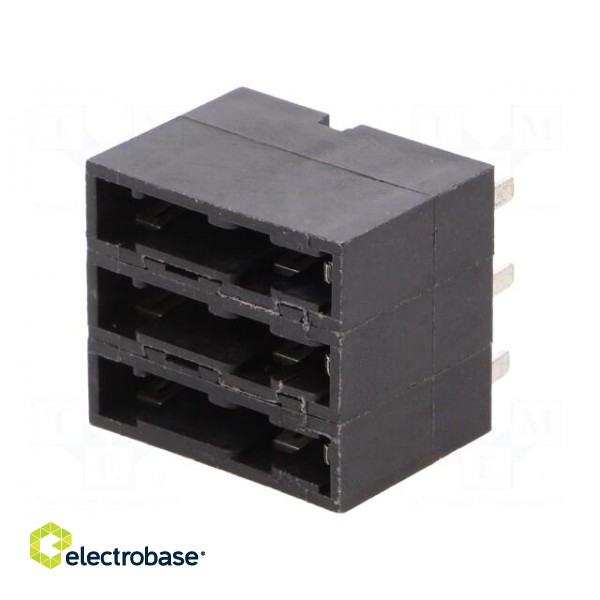 Fuse holder | PCB | 15A | Mat: thermoplastic | UL94V-0 | black | 482 image 1