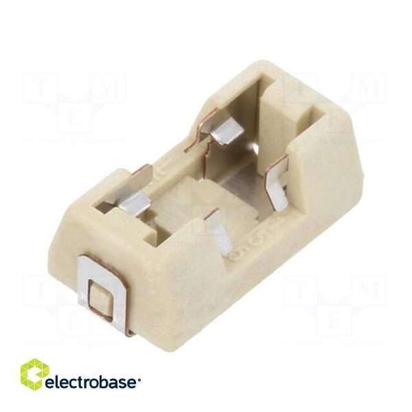 Fuse holder | SMD fuses | SMT | -55÷125°C | 10A | UL94V-0 | beige | 125VAC