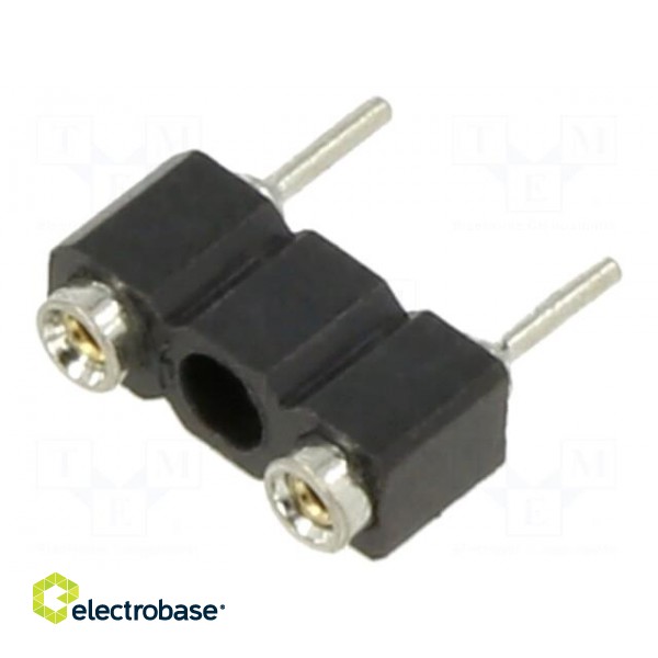Fuse holder | THT | 6.3A | Mat: PPS,thermoplastic | UL94V-0 | 5.08mm