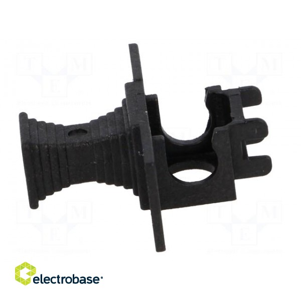 Holder | cylindrical fuses | 5x20mm | 6.3A | Pitch: 22mm | Colour: black image 10