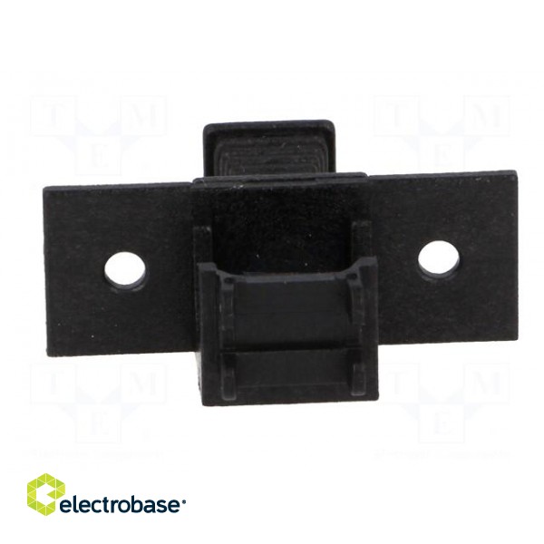 Holder | cylindrical fuses | 5x20mm | 6.3A | Pitch: 22mm | Colour: black image 4