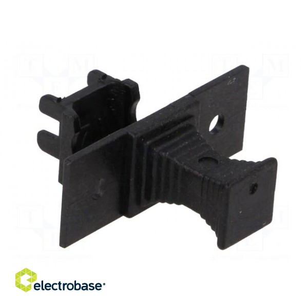 Holder | cylindrical fuses | 5x20mm | 6.3A | Pitch: 22mm | Colour: black image 7