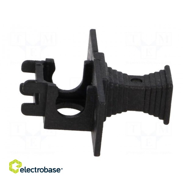 Holder | cylindrical fuses | 5x20mm | 6.3A | Pitch: 22mm | Colour: black image 6
