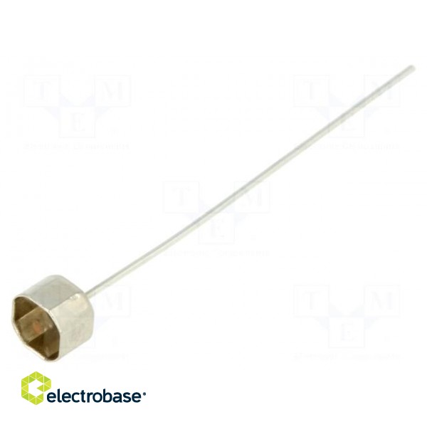 Fuse holder | cylindrical fuses | 5x20mm | Imax: 6.3A | silver plated