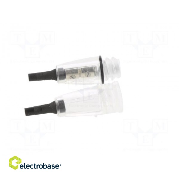 Fuse holder | cylindrical fuses | 6.3x25mm | on cable | Imax: 10A фото 7