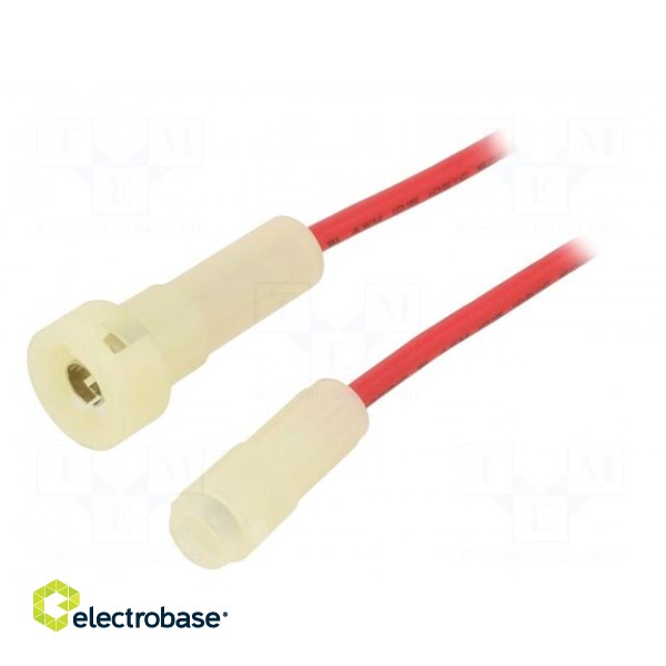 Fuse holder | cylindrical fuses | 6.3x32mm | Imax: 30A | Leads: cables image 2