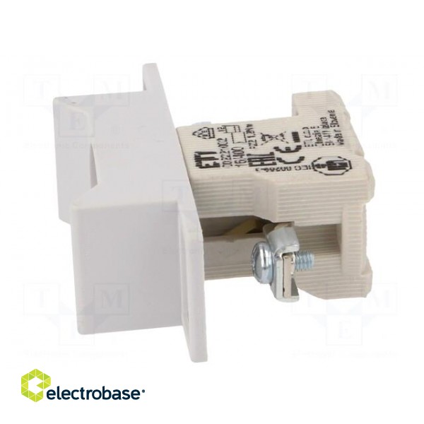 Fuse base | D01 | screw type | 25A | 400VAC | Poles: 1 | 400VDC image 3