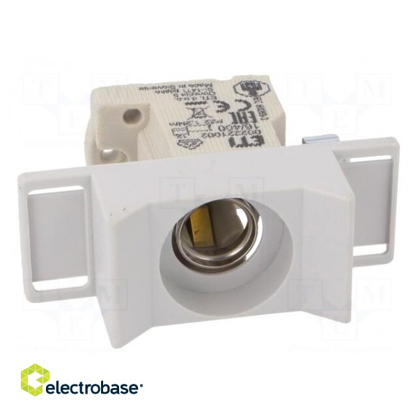 Fuse base | D01 | Mounting: screw type | 25A | 400VAC | 400VDC фото 9