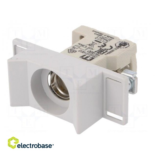 Fuse base | D01 | Mounting: screw type | 25A | 400VAC | 400VDC фото 2