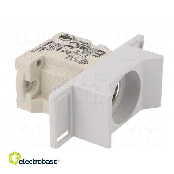 Fuse base | D01 | screw type | 25A | 400VAC | Poles: 1 | 400VDC image 8