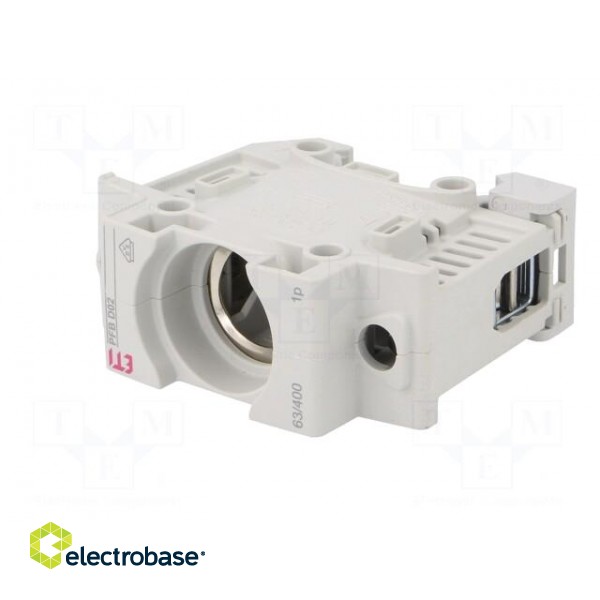 Fuse base | D02 | Mounting: for DIN rail mounting | 63A | 400VAC фото 2