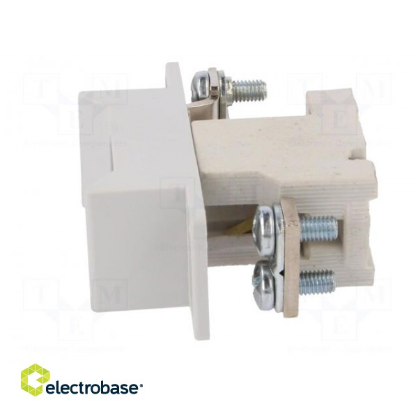 Fuse base | D02 | screw type | 63A | 400VAC | Poles: 1 | 400VDC image 3