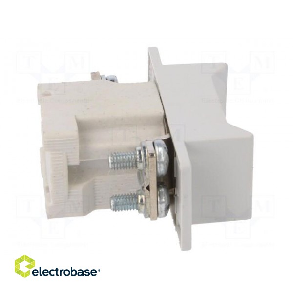 Fuse base | D02 | screw type | 63A | 400VAC | Poles: 1 | 400VDC image 7