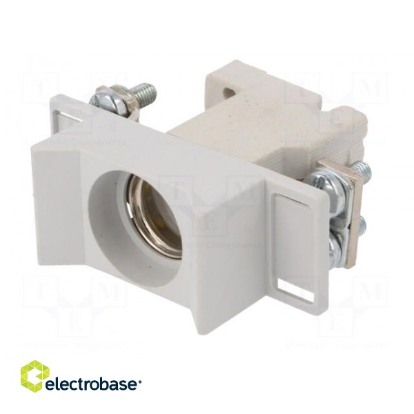 Fuse base | D02 | Mounting: screw type | 63A | 400VAC | 400VDC фото 2
