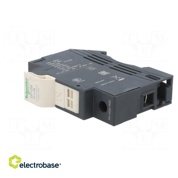 Fuse base | for DIN rail mounting | Poles: 1 image 2