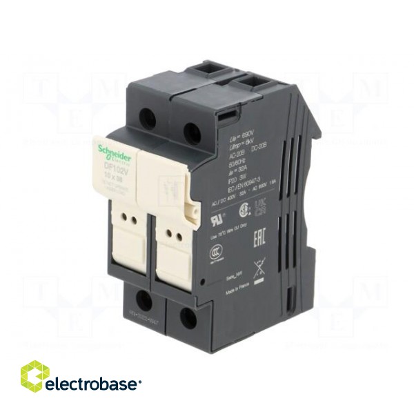 Fuse base | for DIN rail mounting | Poles: 1 image 1