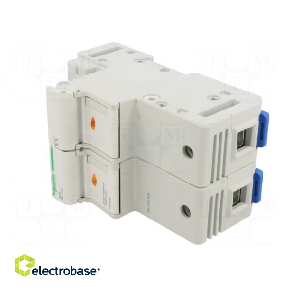 Fuse base | for DIN rail mounting | Poles: 2 image 2