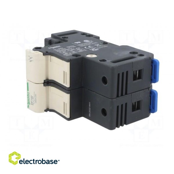 Fuse base | for DIN rail mounting | Poles: 2 image 2