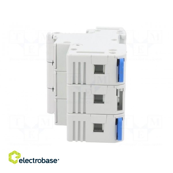 Fuse base | for DIN rail mounting | Poles: 3 image 3