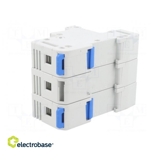 Fuse base | for DIN rail mounting | Poles: 3 image 4