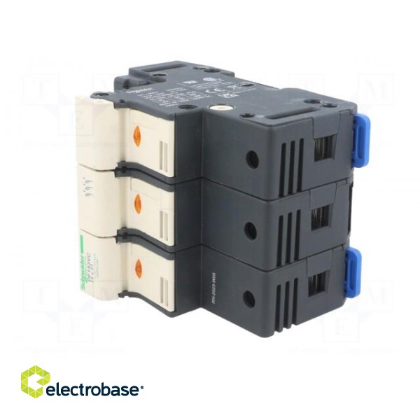 Fuse base | for DIN rail mounting | Poles: 3 image 2