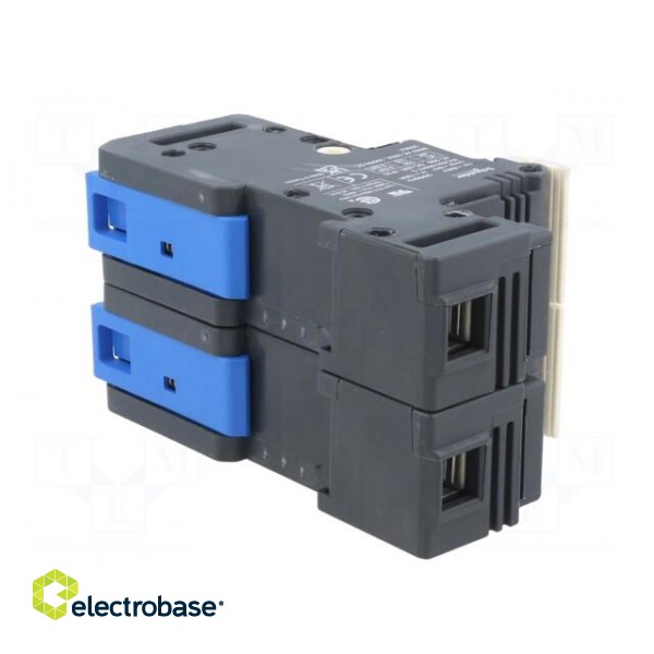Fuse base | for DIN rail mounting | Poles: 3 фото 6