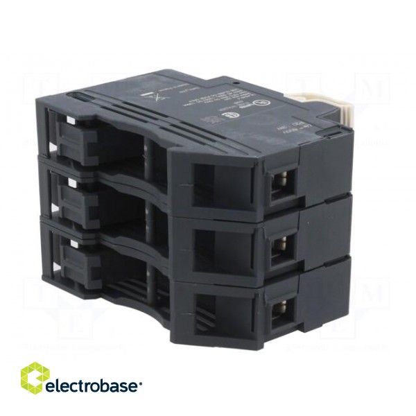 Fuse base | for DIN rail mounting | Poles: 3 фото 6