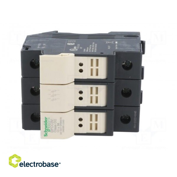 Fuse base | for DIN rail mounting | Poles: 3 фото 9