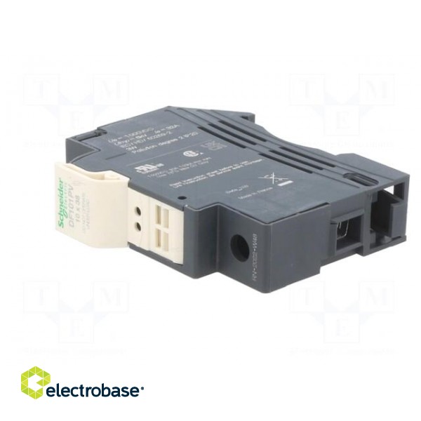 Fuse base | for DIN rail mounting | Poles: 3 image 2