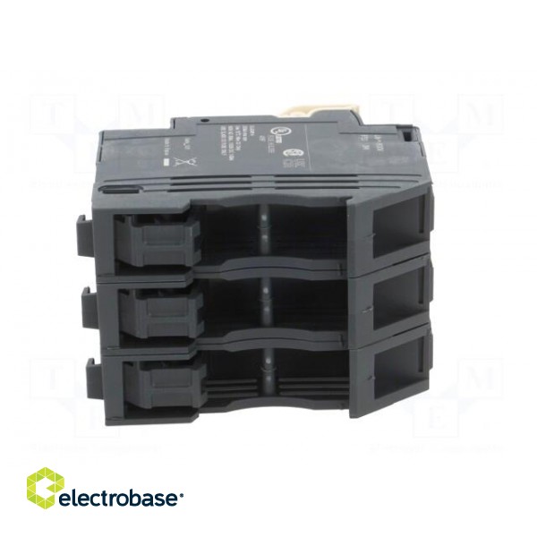 Fuse base | for DIN rail mounting | Poles: 3 фото 5