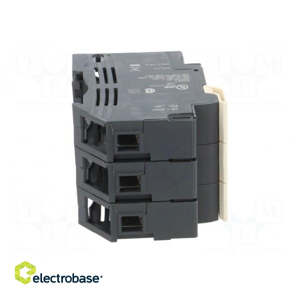 Fuse base | for DIN rail mounting | Poles: 3 фото 7