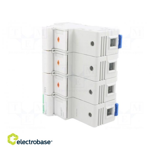 Fuse base | for DIN rail mounting | Poles: 3+N фото 2