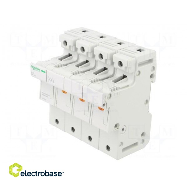 Fuse base | for DIN rail mounting | Poles: 3+N image 1