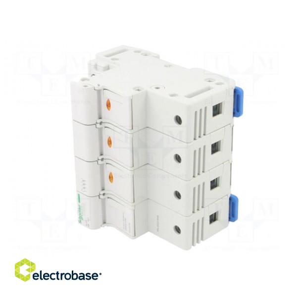 Fuse base | for DIN rail mounting | Poles: 3+N image 2