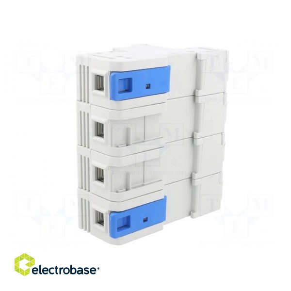 Fuse base | for DIN rail mounting | Poles: 3+N image 4