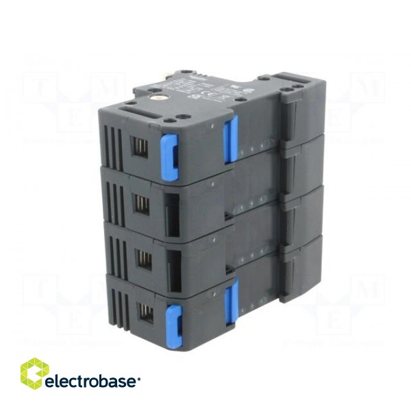 Fuse base | for DIN rail mounting | Poles: 3+N фото 4