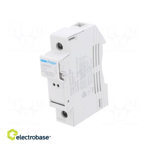 Fuse disconnector | 10x38mm | for DIN rail mounting | 32A | 690V image 1