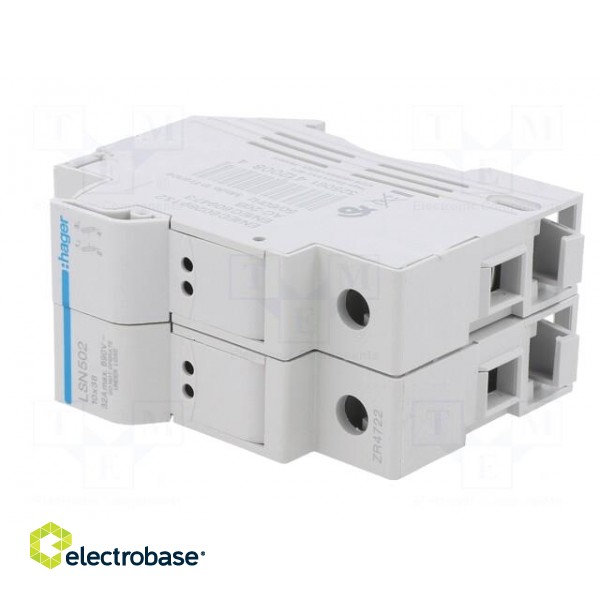 Fuse disconnector | 10x38mm | for DIN rail mounting | 32A | 690V image 2