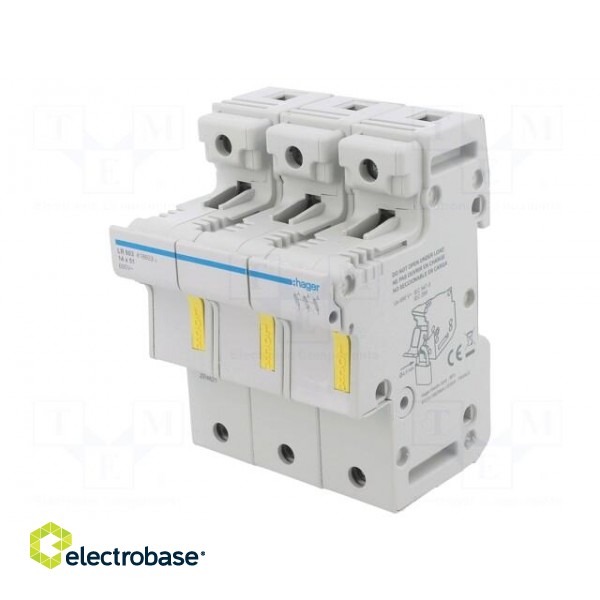 Fuse disconnector | 14x51mm | for DIN rail mounting | 50A | 690V image 1