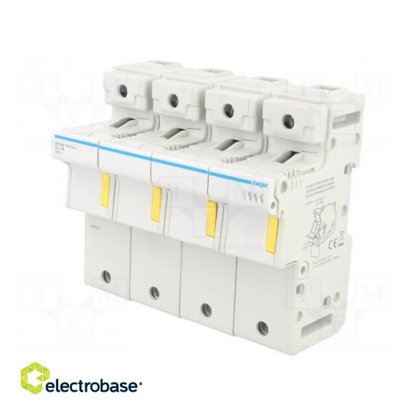 Fuse disconnector | 22x58mm | for DIN rail mounting | 125A | 690V paveikslėlis 1