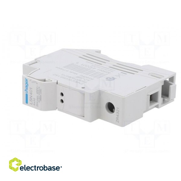 Fuse disconnector | 8x32mm | for DIN rail mounting | 25A | 400V | IP20 paveikslėlis 2