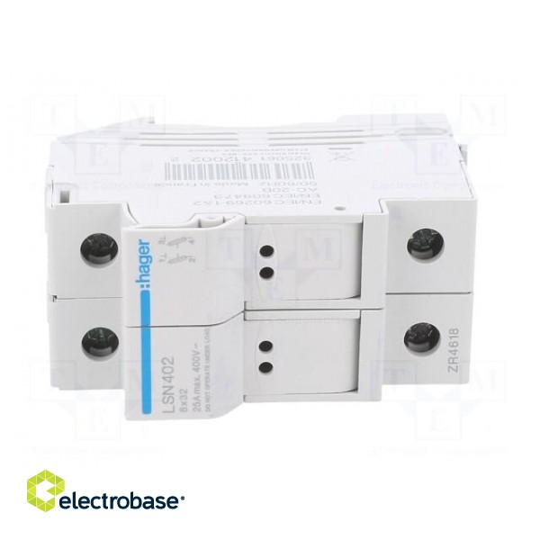 Fuse disconnector | 8x32mm | for DIN rail mounting | 25A | 400V | IP20 image 9