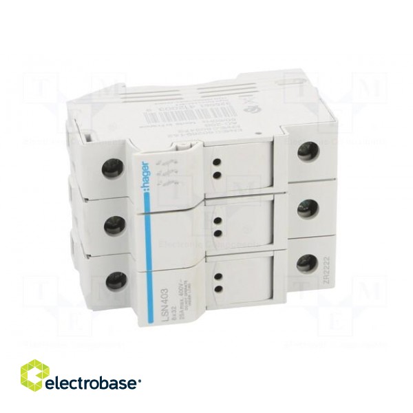 Fuse disconnector | 8x32mm | for DIN rail mounting | 25A | 400V | IP20 image 9